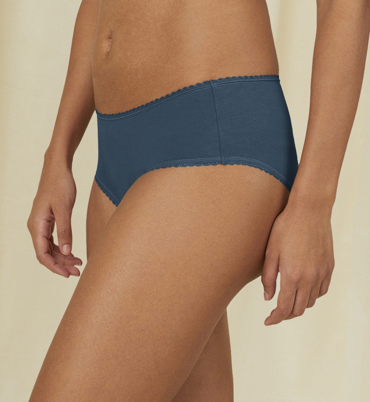 Cotton Lace Trim Hipster - Image 2