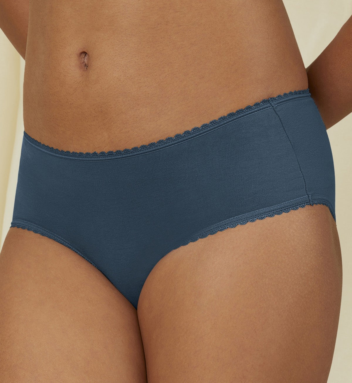 Cotton Lace Trim Hipster - Image 4