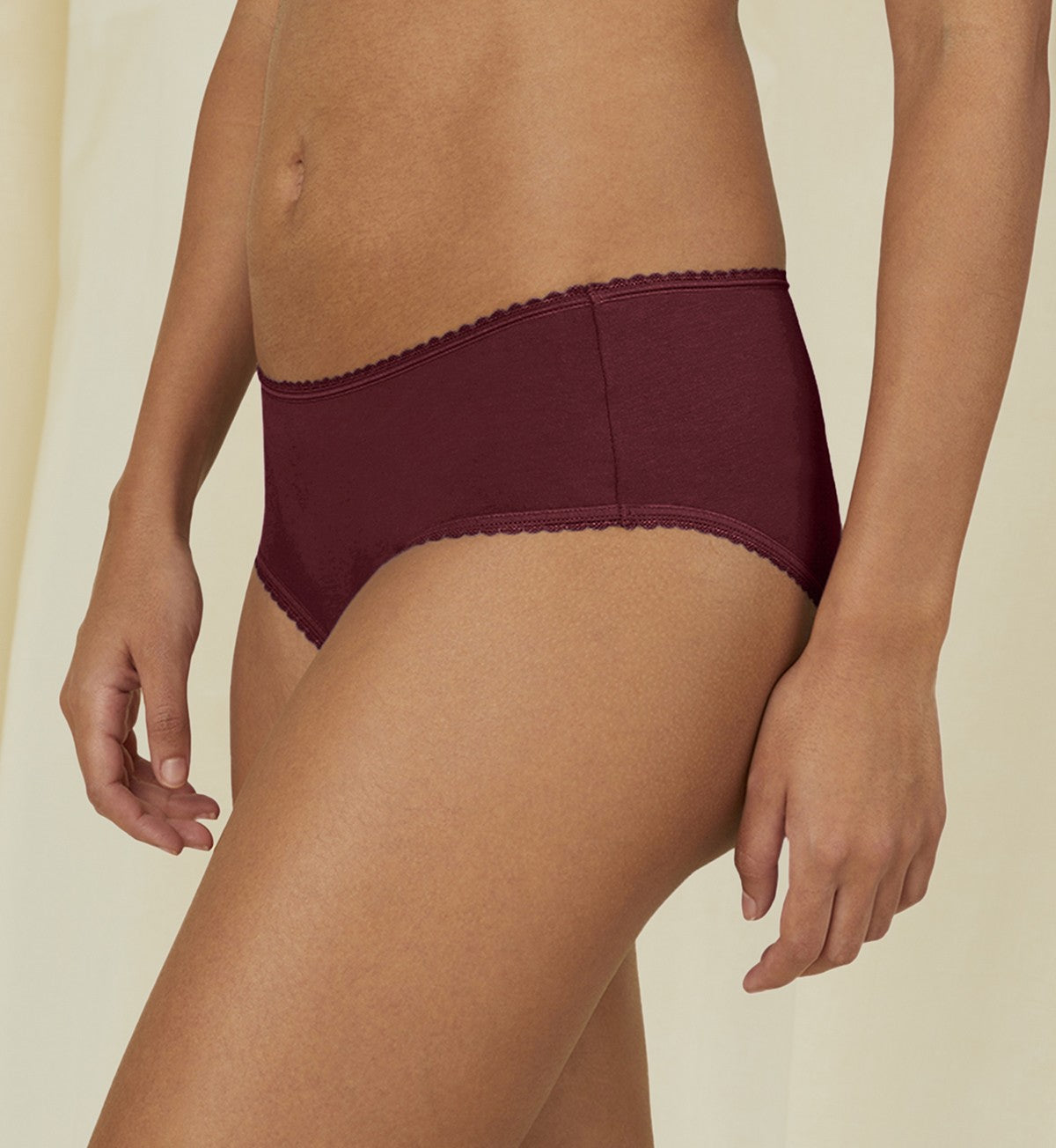Cotton Lace Trim Hipster - Image 6