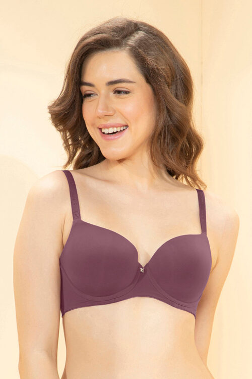 Effortless Bliss Padded Wired Bra - Tulipwood