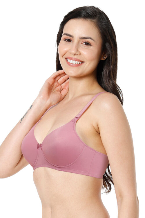 Smooth Charm Padded Non-Wired T-Shirt Bra - Mesa Rose