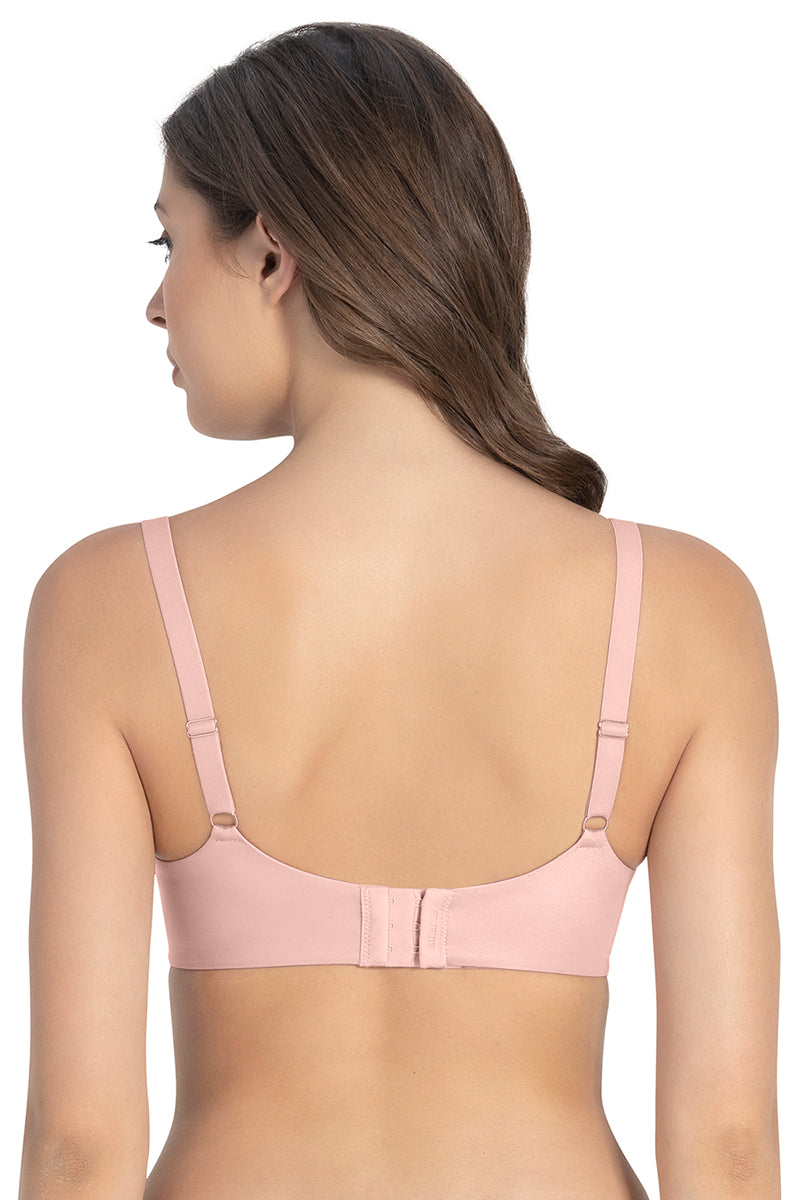 Cloudsoft Padded & Non-wired Bra - Blush Pink - Image 4