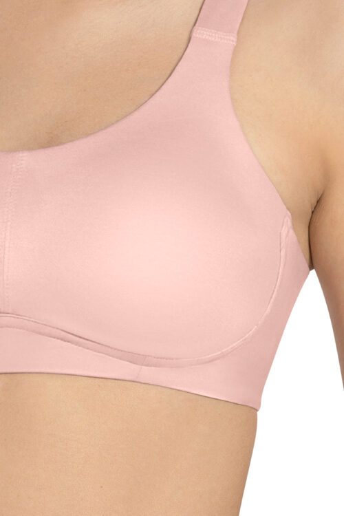 Cloudsoft Support Non-padded & Non-wired Bra - Blush Pink