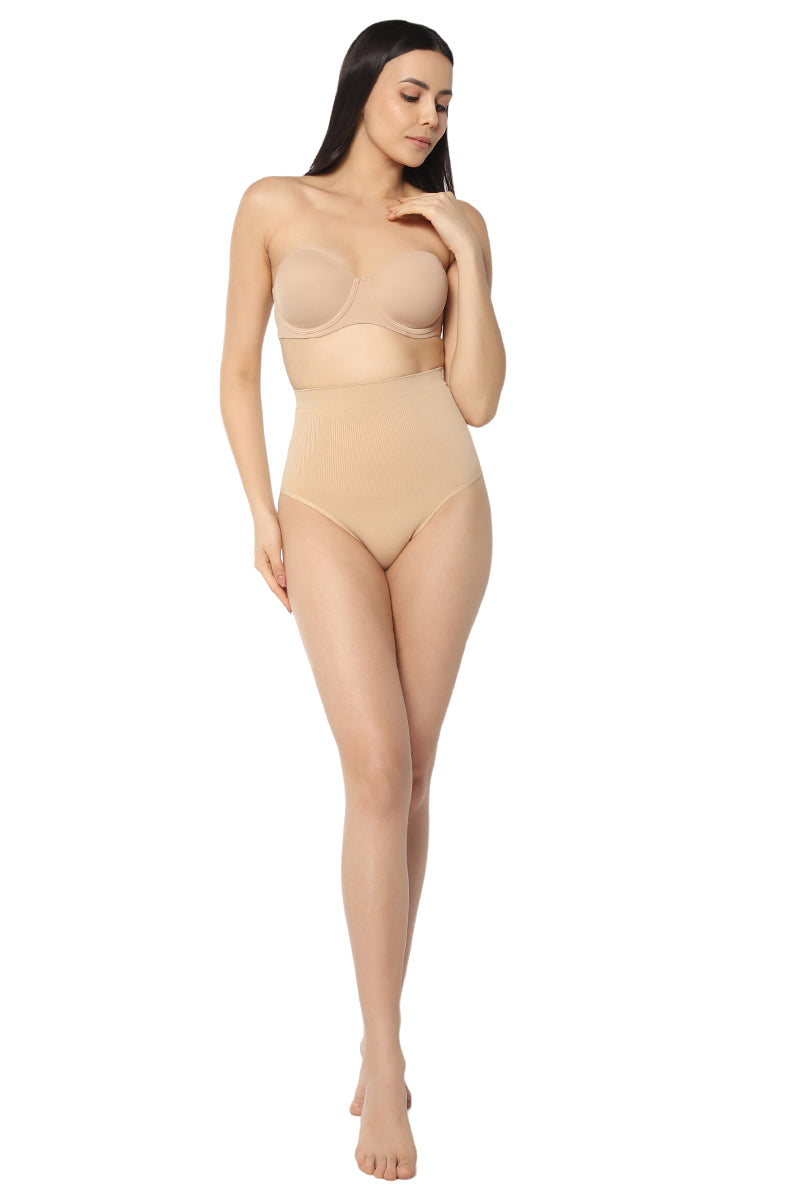 Seamless Waist Shaper - Sandalwood - Image 5