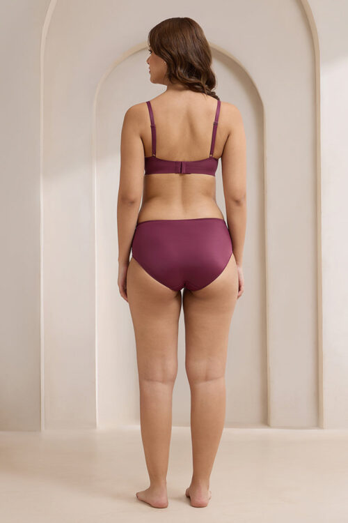 Bared Breezy Padded Non-Wired Bra - Rhododendron