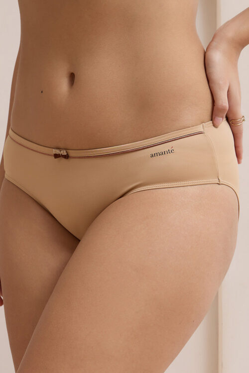 Casual Chic Low Rise Bikini - Sandalwood & Cappuchino