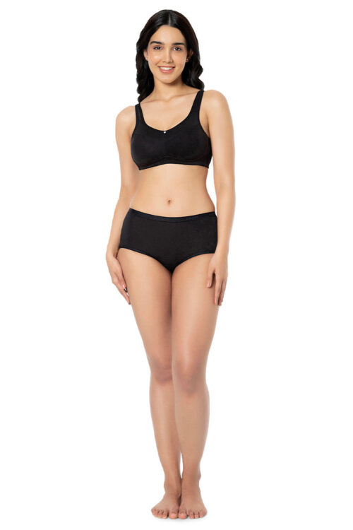 Cotton Smooth Back Solid Non Padded Non-Wired Support bra