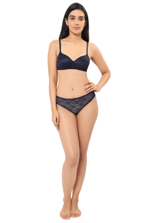 Floral Romance Three-Fourth Coverage Low Rise Bikini Panty