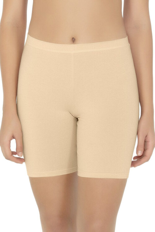 Smooth Mid-thigh Cotton Shortie Liner