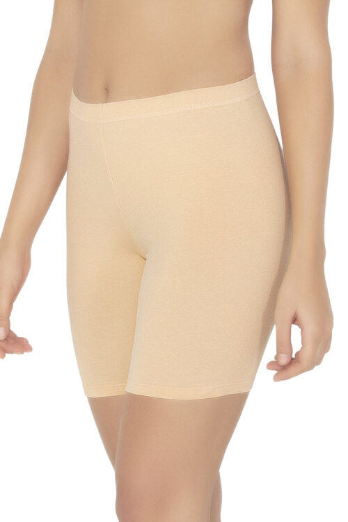 Smooth Mid-thigh Cotton Shortie Liner