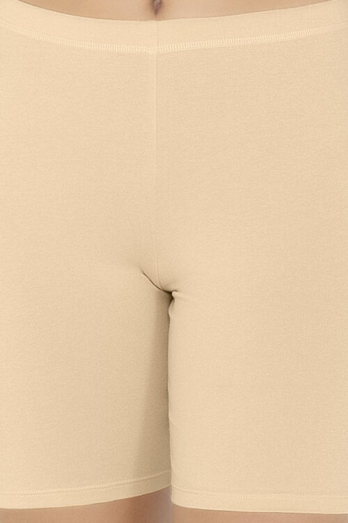 Smooth Mid-thigh Cotton Shortie Liner